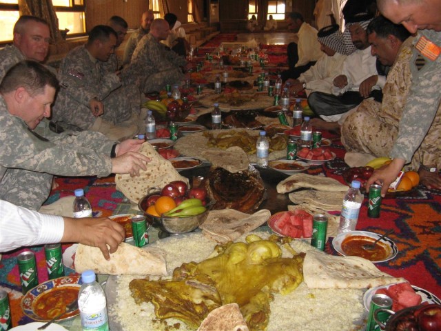 Sustainment Leaders met with Al Ghizi Shaykh