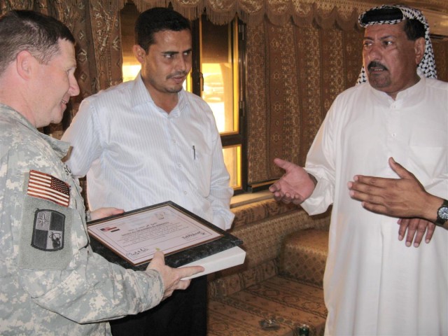 Sustainment Leaders met with Al Ghizi Shaykh