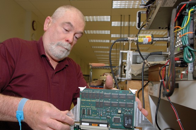 On the job at Tobyhanna- Automated Test Equipment Repair Branch