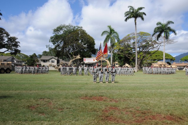 130th Engineer Brigade Soldiers Honored at Deployment Ceremony