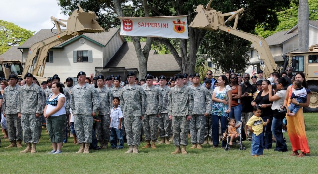 130th Engineer Brigade Soldiers Honored at Deployment Ceremony