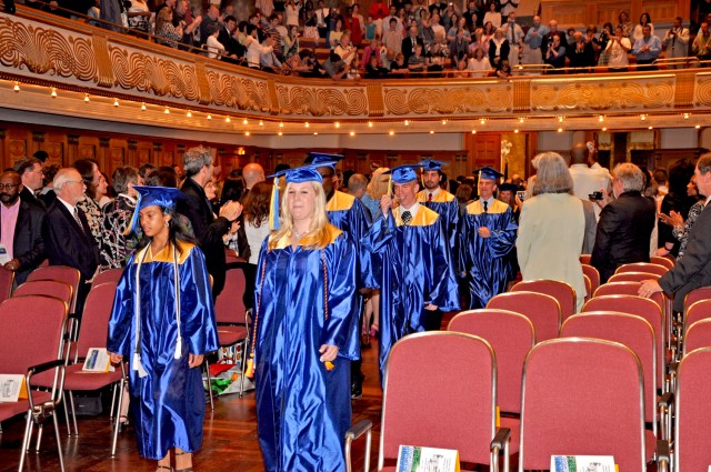 Wiesbaden High graduates mark rite of passage in historic German Kurhaus