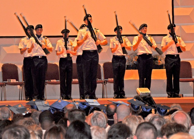 Wiesbaden High graduates mark rite of passage in historic German Kurhaus