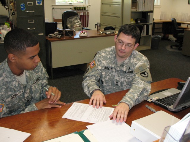 Enlisting the aid of an NCO