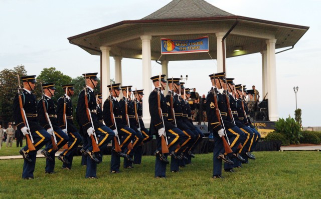 Birthday Concert Features Army Drill Team, Streamer Ceremony