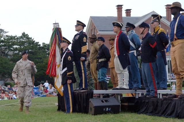 Birthday Concert Features Army Drill Team, Streamer Ceremony