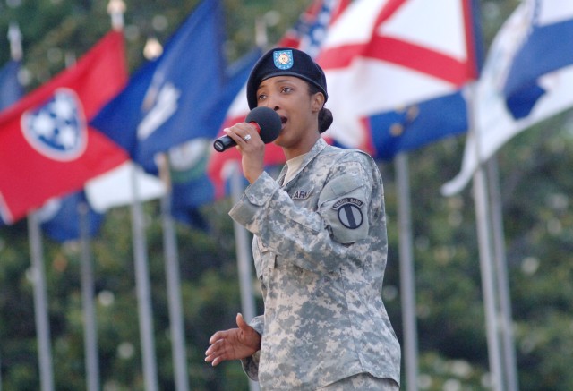 Birthday Concert Features Army Drill Team, Streamer Ceremony