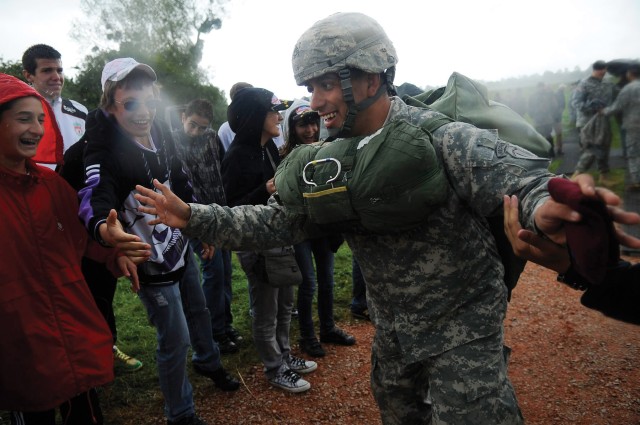 Paratroopers make historic jump, visit battlefields on D-Day anniversary