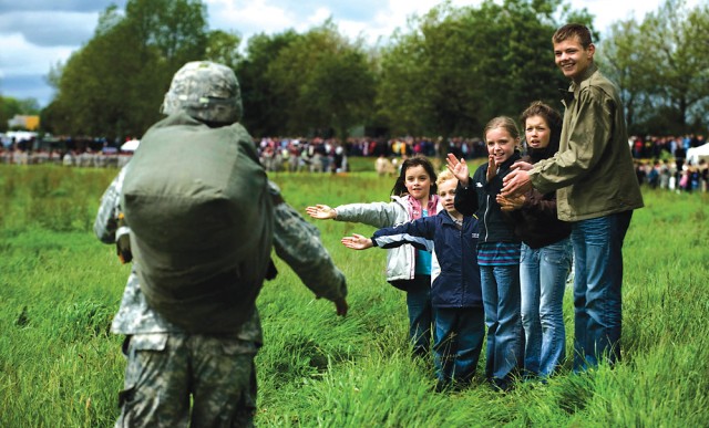 Paratroopers make historic jump, visit battlefields on D-Day anniversary