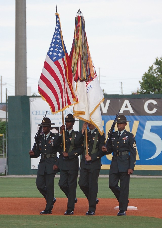 Honor Guard participates for Army Birthday