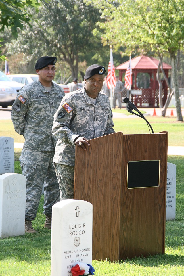 Command Sgt. Maj. Howard Riles