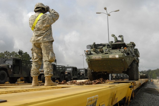 Strykers at JRTC