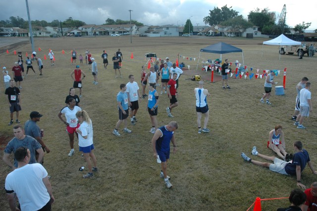 Captain breaks course record during local 10-mile race