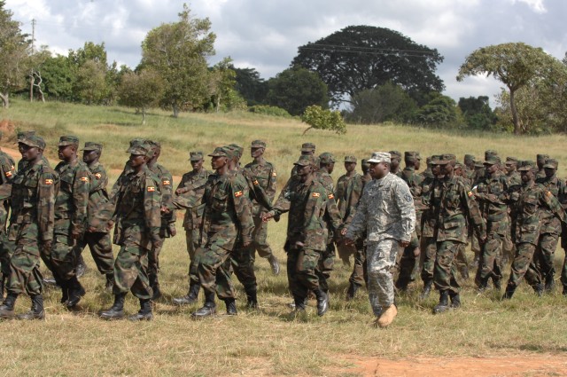 Ugandan soldiers graduate from counter terrorism course