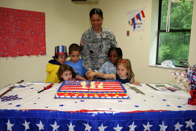 West Point Children Celebrate Army Birthday