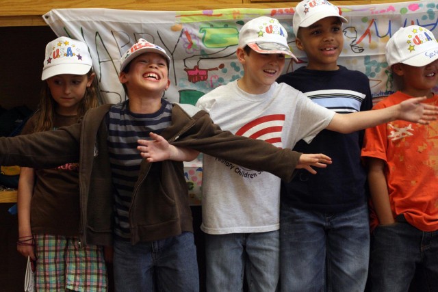 West Point Children Celebrate Army Birthday