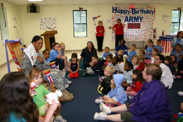 West Point Children Celebrate Army Birthday
