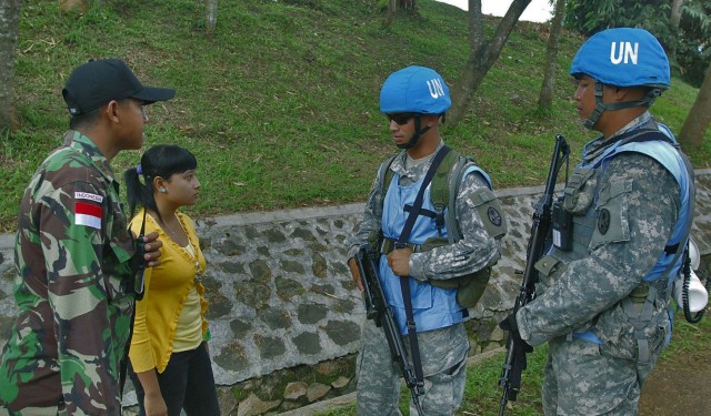 Guam Soldiers train UN mandated peacekeeping skills