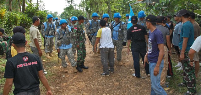 Guam Soldiers train UN mandated peacekeeping skills