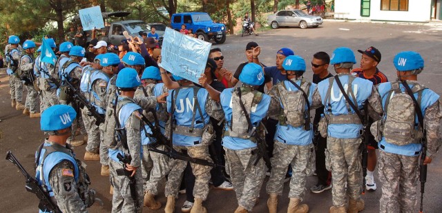 Guam Soldiers train UN mandated peacekeeping skills