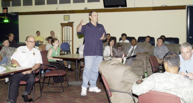 Soldiers, Civilians and Family members find answers during Casey town hall meeting