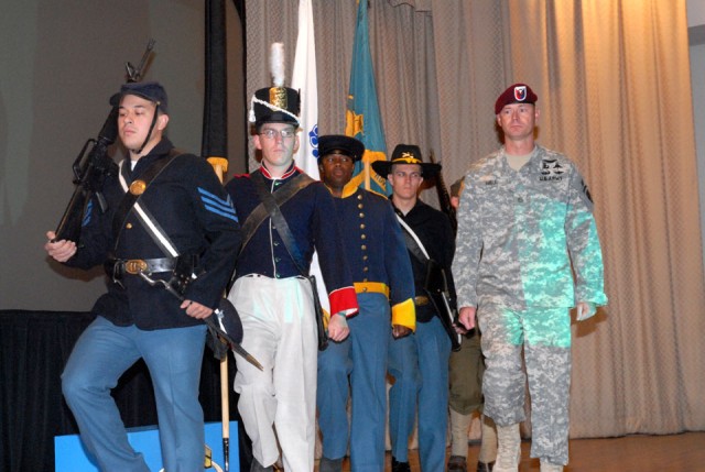 Historic Army uniforms at Yuma Proving Ground