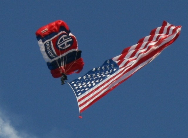 Close-up 750 Sq Foot American Flag-Sloan