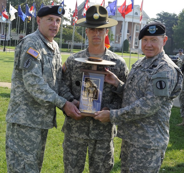 Staff Sgt. Johnston wins Active Duty Drill Sergeant of the Year