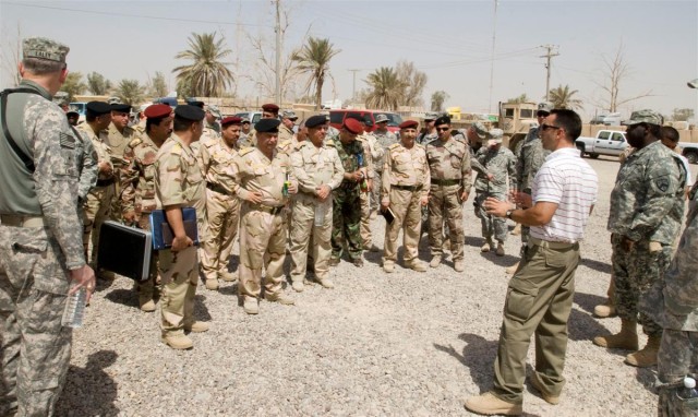 Iraqi logisticians 3d ESC leaders discuss operations