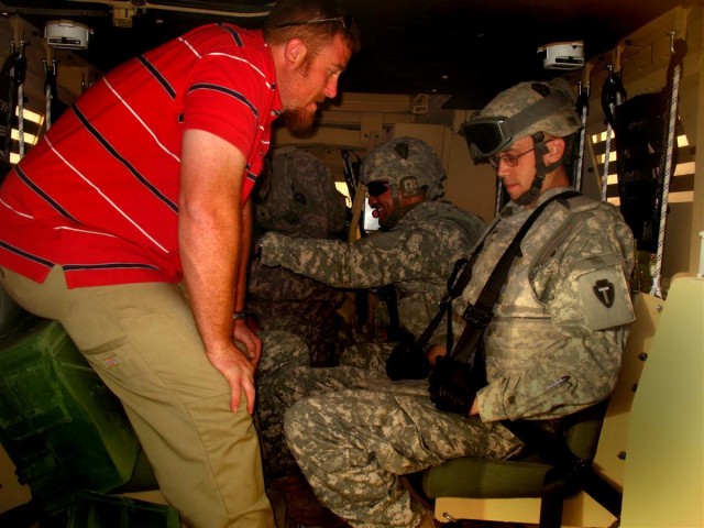 287th Sustainment Brigade Begins MRAP Rollover Training