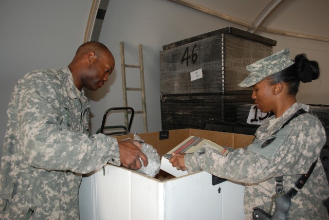 Inspection part of redistribution process