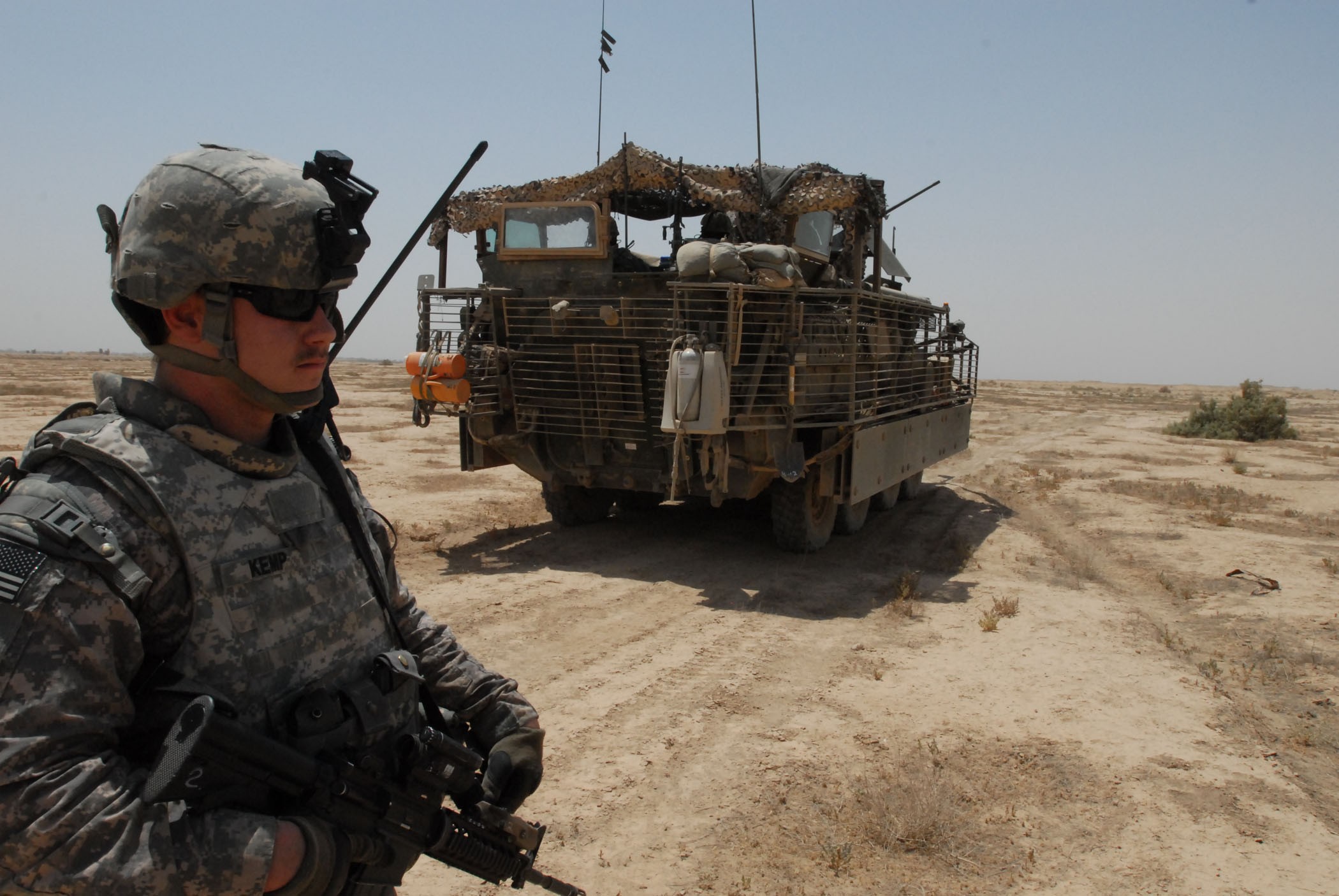 Stryker infantry, engineers support Iraqi Army-led search for weapons ...