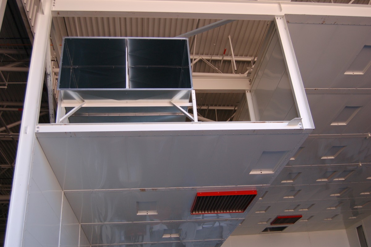 Corps of Engineers builds hightech paint shop for stealth fighters