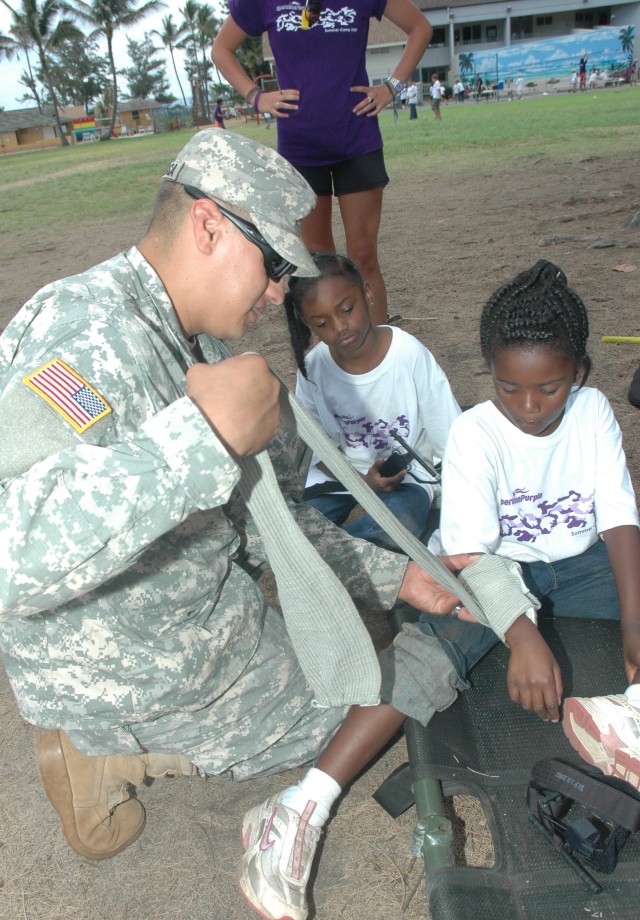 YMCA&#039;s Camp Erdman hosts Operation Purple activities