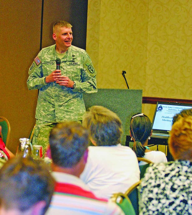 Commander discusses new hospital