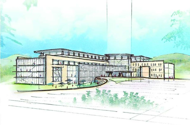Commander discusses new hospital