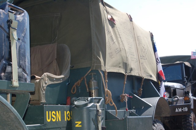 In a transcontinental trek that is expected to take about 26 days to complete, members of the Military Vehicle Preservation Association stopped for a respite at the Heartland Museum of Military Vehicles Friday for lunch and to inspect their...