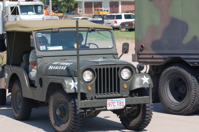 In a transcontinental trek that is expected to take about 26 days to complete, members of the Military Vehicle Preservation Association stopped for a respite at the Heartland Museum of Military Vehicles Friday for lunch and to inspect their...