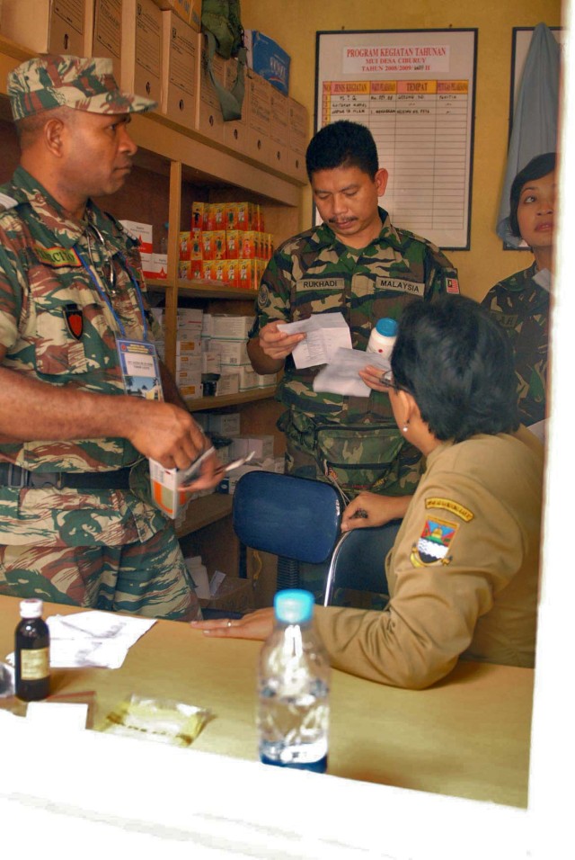 Tendon Valiant Medical Readiness Exercise in Indonesia