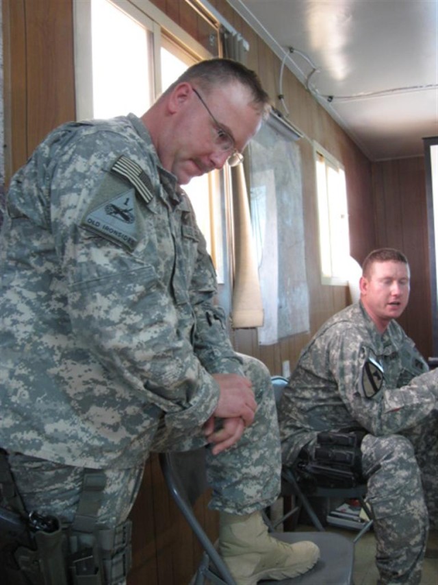 TF 1-161 Gulf War Veteran gives insight on Iraq's future during his final days in a familiar land