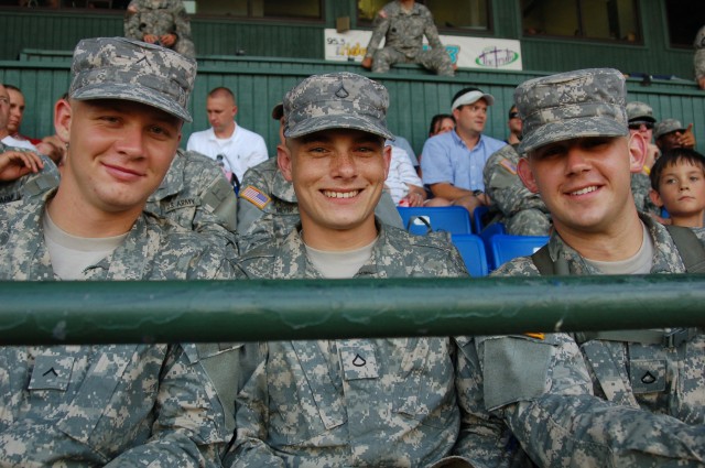 Military Appreciation at Columbus Wood Bats game July 4th