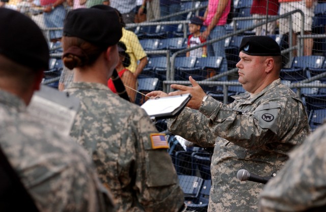 America&#039;s favorite past time salutes North Carolina Army Reserve Band