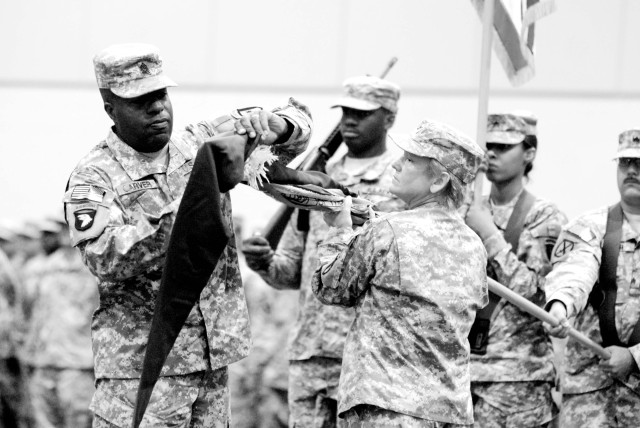 Post bids farewell to 14th CSH troops