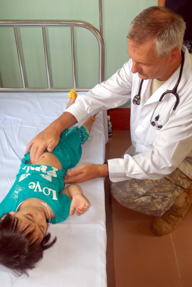 Pediatric Services offered during Vietnam MEDRETE