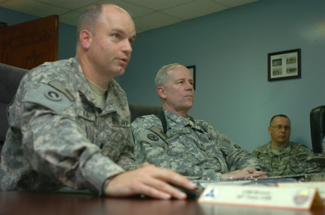 Brig. Gen. Lally visits 49th Trans. Bn