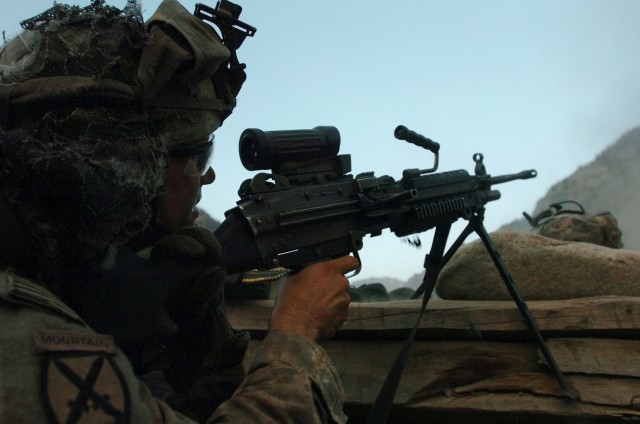 Gunfight in Barge Matal, Afghanistan 