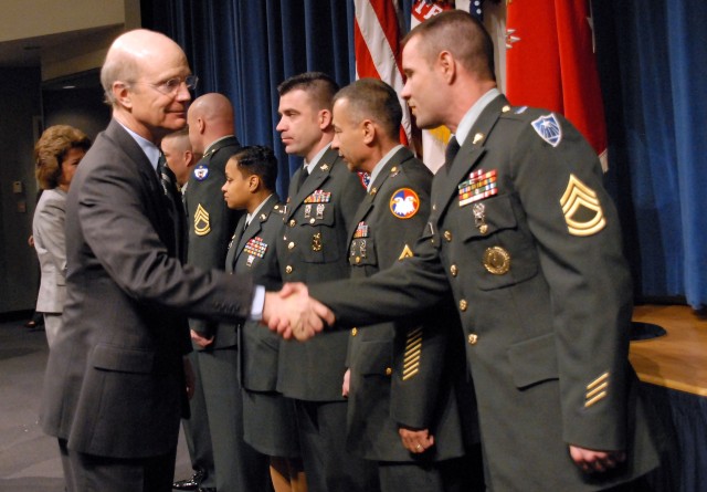 Outgoing secretary talks Soldiers, families, NCOs