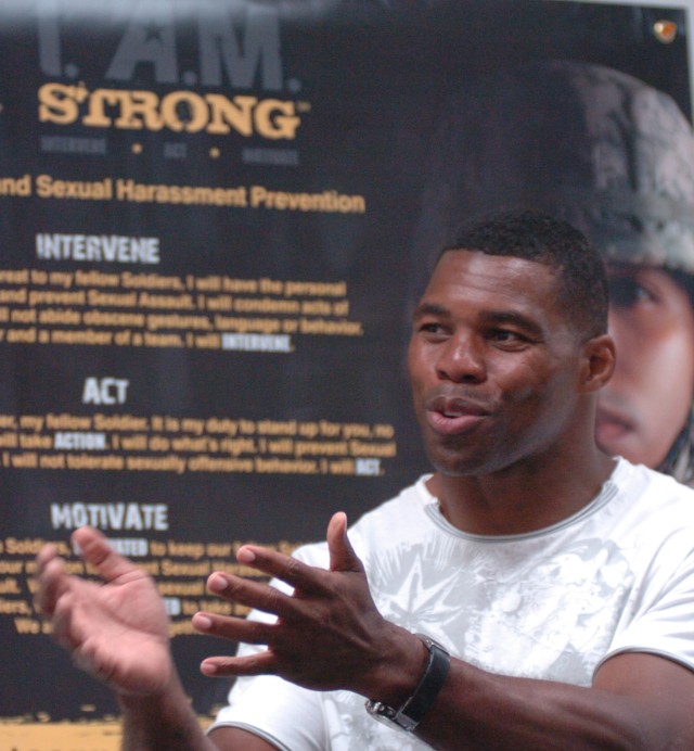NFL Great Herschel Walker Fort Hood WTB Fan Favorite