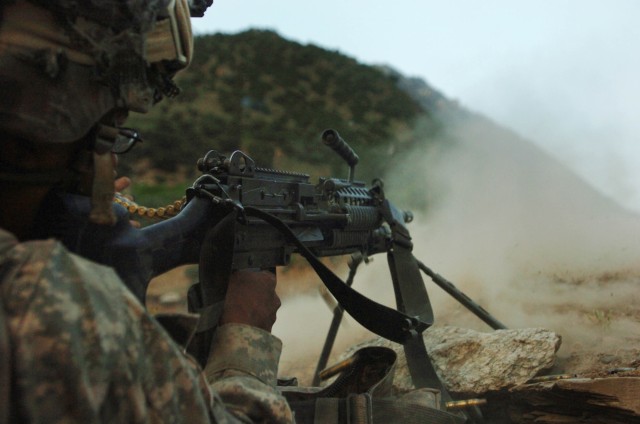 Gun Battle during Operation Mountain Fire in Nuristan province, Afghanistan