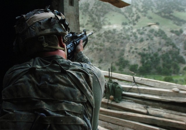 Gun Battle during Operation Mountain Fire in Nuristan province, Afghanistan
